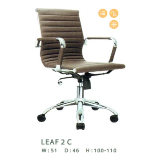 Kursi Kantor Leaf 2 C Warna Khaki