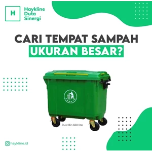 Tempat Sampah 660 liter HDPE