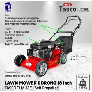 Automatic Push Lawn Mower Tasco Tlm 18 Inch 18 E . Lawn Mower