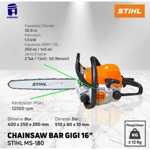 Stihl Ms180 Chainsaw Ms 180 Senso Chainsaw / Chainsaw 16 Inch Bar Teeth