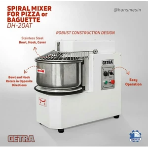 Mesin Pengaduk Adonan Roti Spiral Mixer / Mesin Pengaduk Makanan 20 Liter Khusus Pizza Dh 20At
