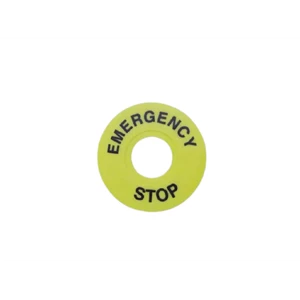Emergency Stop Caution Sign Larkin LC - 001