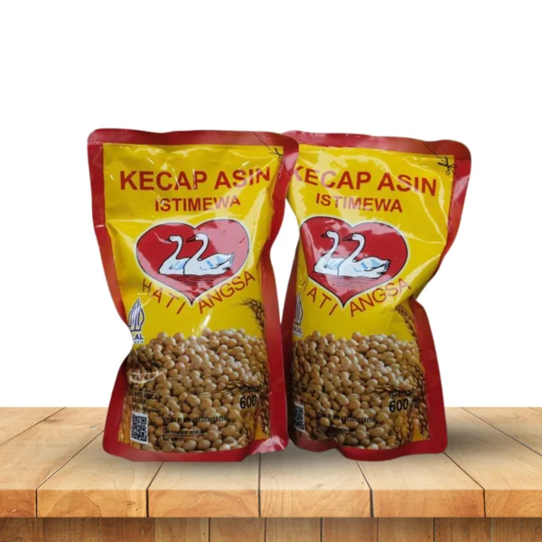 Refill Kecap Asin Hati Angsa 600ml