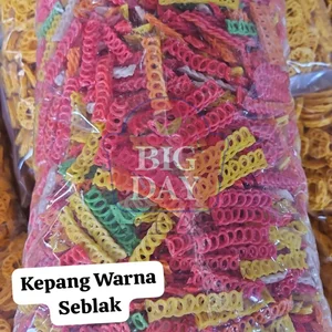 Kerupuk Kepang warna Seblak 5Kg per ball