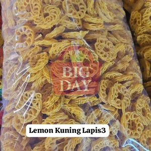 Kerupuk Lemon Kuning Lapis 3 5Kg per Ball