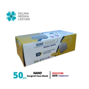 Masker Pernapasan Medis Hijab Nano 50Pcs/Box