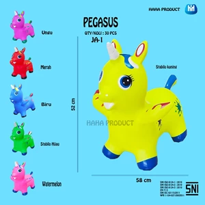 Plastic Toys Haha Jumping Pegasus Characters