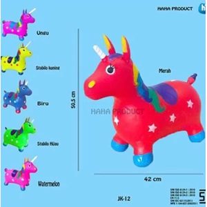 Plastic Toys Haha Jumping Unicorn Characters
