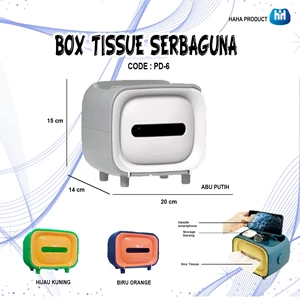 Tempat Tissue Haha Box Serbaguna Desain Tv