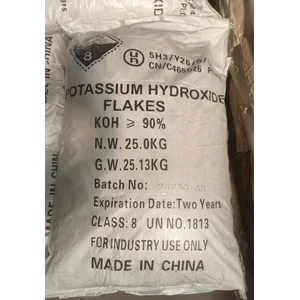 Potassium Hydroxide Flake / KOH  / Kalium hidroksida Ex RRC