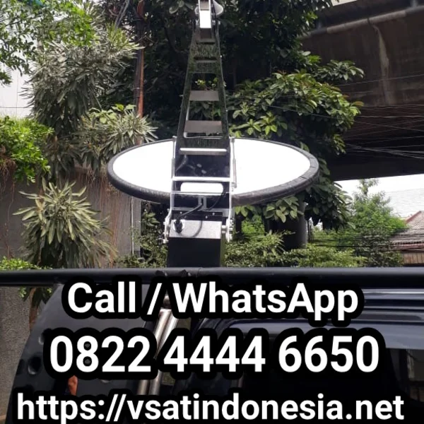Perangkat Internet Satelit Vsat Mobile Ku-Band - Vsat Auto Pointing  Ku-Band (1 Set Antena Parabola - Motorized Dan Perangkat Lain)