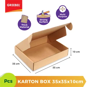 Kotak Kado Karton Box 35 X 35 X 10 Cm