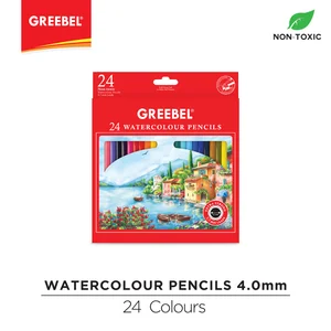 Greebel 6724 3.7 Pensil Warna Water Colour Extra Strong 24 Warna