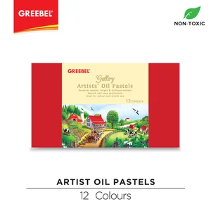 Greebel Artist Oil Pastels 12 Colours Oil & Dry Pastel