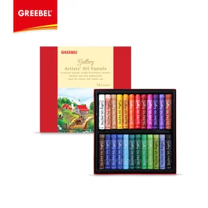 Greebel Artist Oil Pastels 24 Colours Oil & Dry Pastel