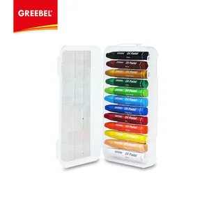 Greebel Kids Oil Pastels 12 Colours Oil & Dry Pastel
