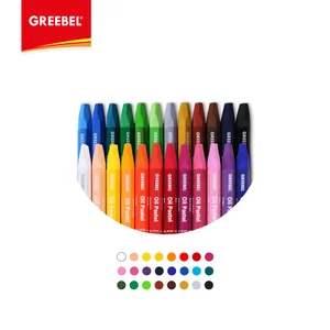 Greebel Kids Oil Pastels 24 Colours Oil & Dry Pastel