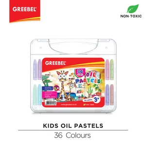 Greebel Kids Oil Pastels 36 Colours Oil & Dry Pastel