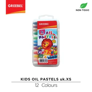Greebel Kids Oil Pastels Xs - 12 Colours Oil & Dry Pastel