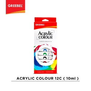 Greebel Cat Akrilik / Cat Acrylic / Acrylic Colour / Acrylic Paint 10Ml (12Pcs/Box)