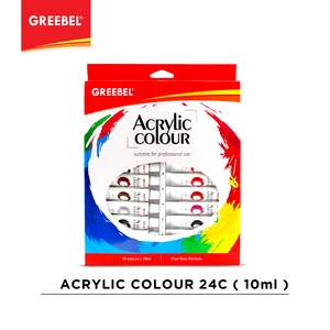 Greebel Cat Akrilik / Cat Acrylic / Acrylic Colour / Acrylic Paint 10Ml (24Pcs/Box)