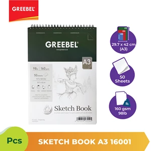 Greebel Sketch Book/Buku Gambar Dan Sketsa A3 16001