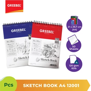 Greebel Sketch Book/Buku Gambar Dan Sketsa A4 12001
