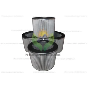 Kartrid Filter Udara Polyester Silinder