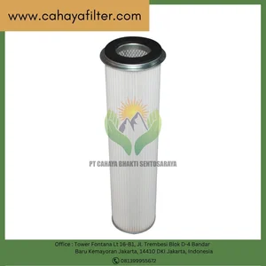  Kartrid Udara Filter Presisi Saluran Pipa 