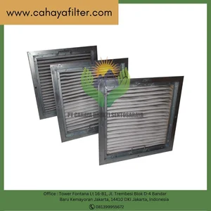 Filter Udara Panel Aliran Udara Standar Industi