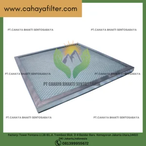 Non-Woven Fabric Plate Panel Filter Industrial Air Filter Element Aluminum