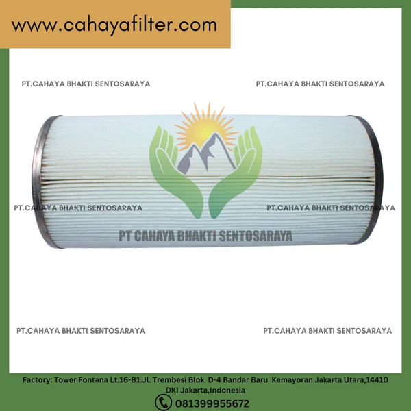 Industrial Synthetic Fiber Flame Retardant PTFE Membrane Dust Air Filter Cartridge