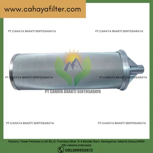 Sintered Powder Metal Oil Filter element Stainless Steel 304/316L