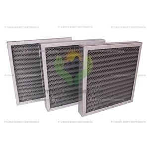 Panel Filter Industrial With Synthetic Fiber Media