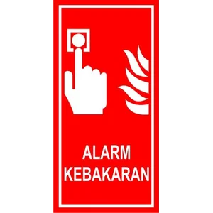  Rambu Lalu Lintas Safety Sign Kebakaran