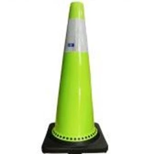 Rubber Cone Fluorescent Green