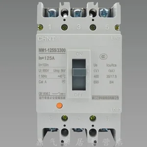MCB / Miniature Circuit Breaker 10A 16A 20A 25A 32A 40A 50A 63A Chint NM1-125S 3P 25kA