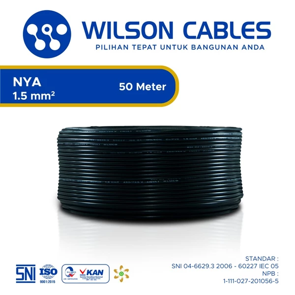 Corridor Witty Pogo stick jump Jual Wilson Cables - Kabel Listrik Tembaga NYA 1.5 mm2 50 Meter Tangerang |  Kikayu Global Sentosa