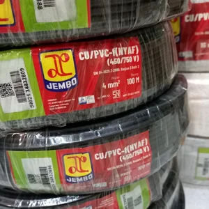 KABEL NYAF 4MM JEMBO HITAM @100MTR