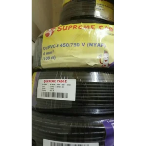 KABEL NYAF 4MM SUPREME METERAN - Kuning