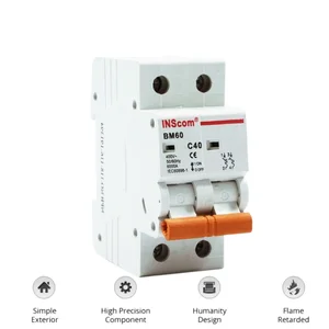 MCB INSCOM 2P 16A / MINI CIRCUIT BREAKER 2P 16A INSCOM