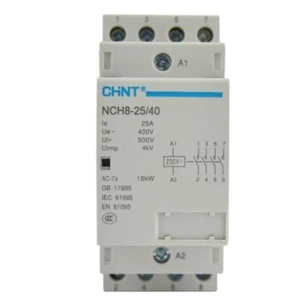 Contactor Modular Din Rail Chint NCH8-25/22 25A 4P 2NO 2NC Kontaktor - 220V
