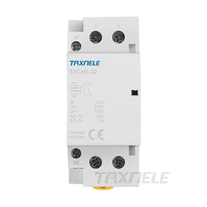 Modul Konverter Din Rail Kontaktor 32a 63a 2p 220v/230v 50/60hz Ac