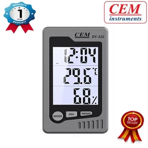 CEM DT-322 Temperature & Humidity Meter