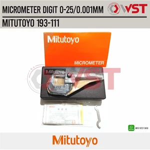 Micrometer Digit 0-25mm Mitutoyo 193-111 0.001mm