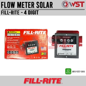 Flow Meter Fillrite 4 Digit 1.5inch Made in USA