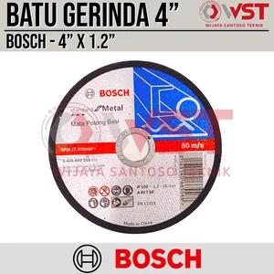  Bosch Batu Gerinda Potong 4inch 4x1.2 A60TBF / Mata Gerinda