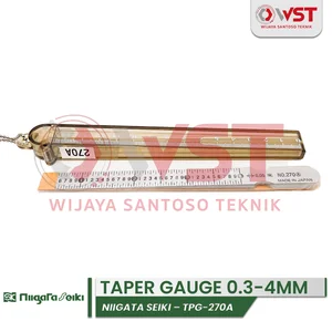 Niigata Seiki Taper Gauge TPG-270A / Alat Pengukur Celah Gap 4mm