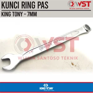 King Tony Kunci Ring Pas 7mm / Kunci Kombinasi 7 mm Pas Ring