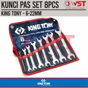 King Tony Kunci Pas Set 8pcs 6-22 mm / Open End Wrench Set 6-22mm
